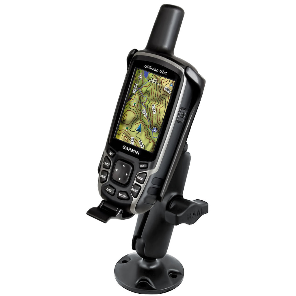 RAP-B-138-GA41:RAP-B-138-GA41_1:RAM® Drill-Down Mount for Garmin GPSMAP 62 & 64 Series - Composite