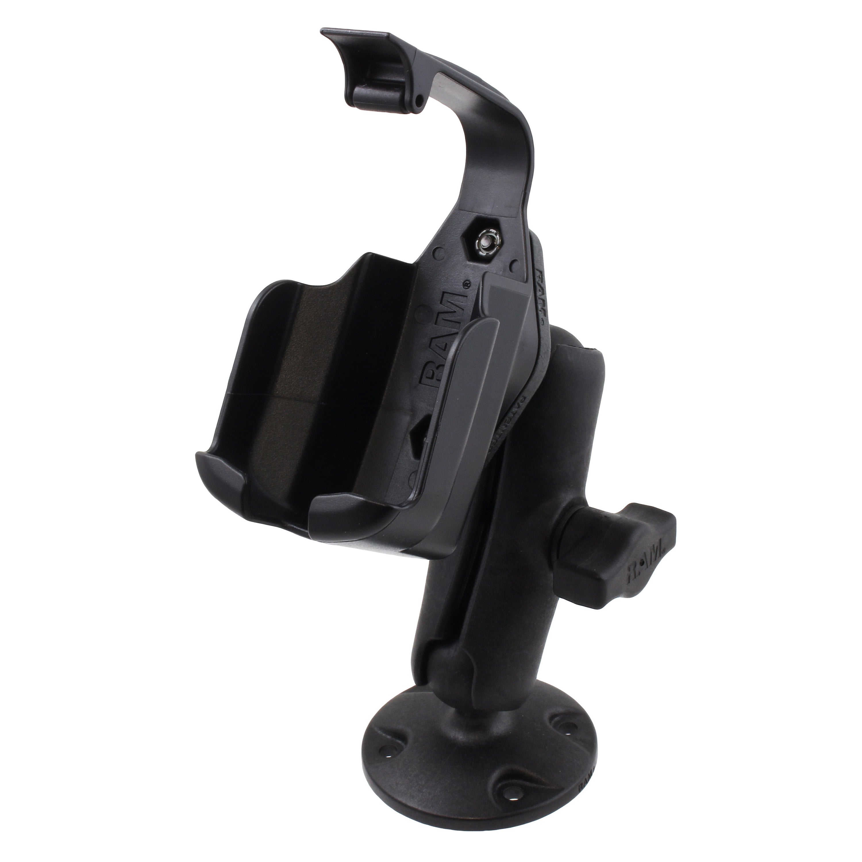 RAP-B-138-GA48:RAP-B-138-GA48_1.JPG:RAM® EZ-Roll'r™ Composite Drill-Down Mount for Garmin eTrex 10, 20 & 30