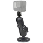 RAP-B-138-GOP1:RAP-B-138-GOP1_1:RAM® Composite Drill-Down Mount with Universal Action Camera Adapter