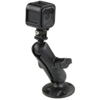 RAP-B-138-GOP1:RAP-B-138-GOP1_1:RAM® Composite Drill-Down Mount with Universal Action Camera Adapter