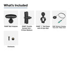 RAP-B-149-AP-MAG-1-W2MU:RAP-B-149-AP-MAG-1-W2MU_1:RAM® Double Ball Rail Mount with RAM® Qi2 15W Wireless Charger