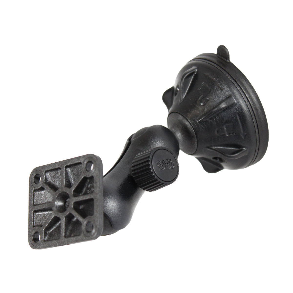 RAP-B-166-1U:RAP-B-166-1U_1:RAM® Twist-Lock™ Low-Profile Suction Cup Mount with AMPS Hole Pattern