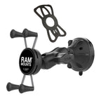 RAP-B-166-2-A-UN7U:RAP-B-166-2-A-UN7U_1:RAM® X-Grip® Phone Mount with Low-Profile Suction Cup - Short