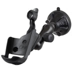 RAP-B-166-2-GA12U:RAP-B-166-2-GA12U_1:RAM® Twist-Lock™ Low-Profile Suction Mount for Garmin GPS 60 + More