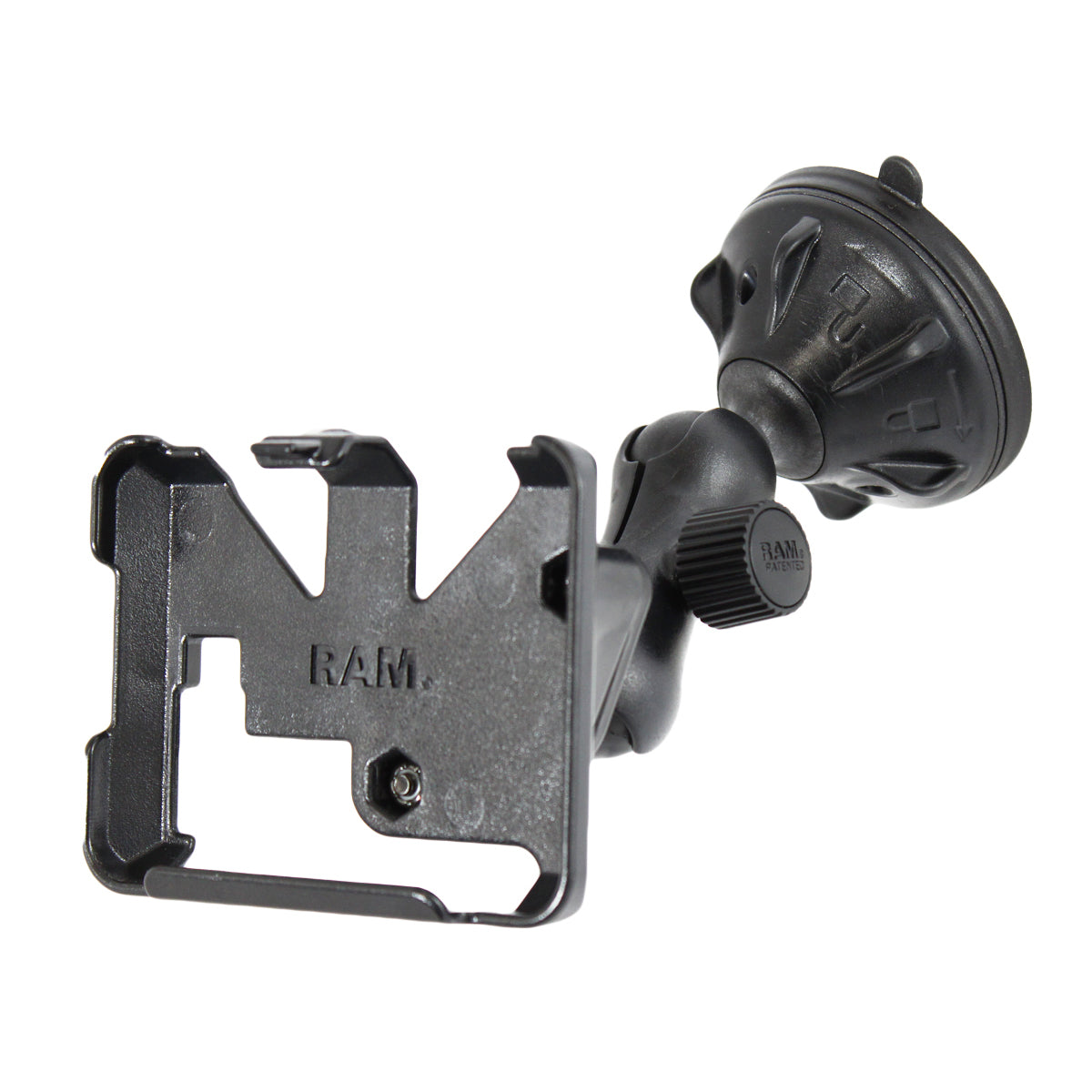 RAP-B-166-2-GA24:RAP-B-166-2-GA24_1:RAM® Twist-Lock™ Low-Profile Suction Mount for Garmin nuvi 200 + More