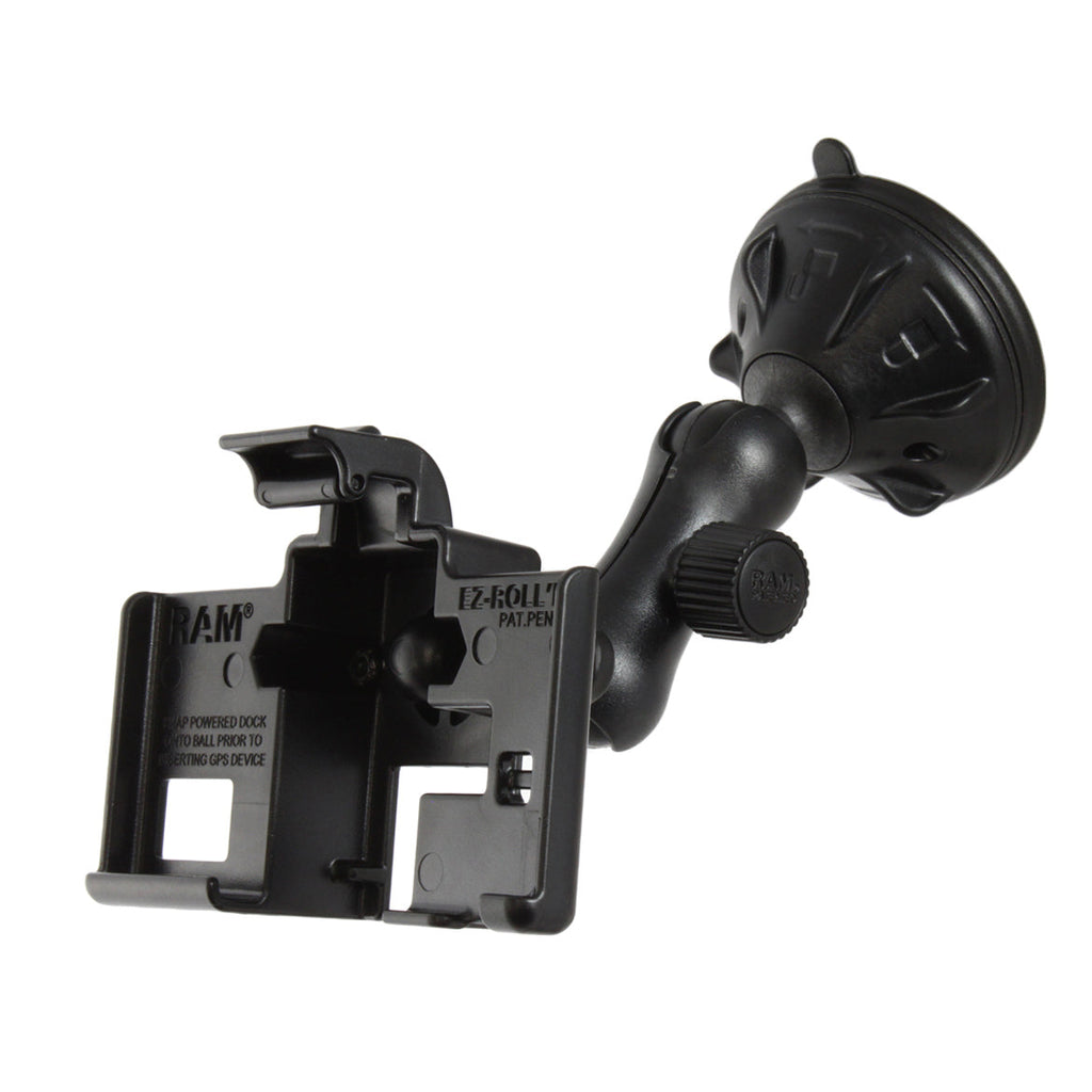 RAP-B-166-2-GA39U:RAP-B-166-2-GA39U_1:RAM® Twist-Lock™ Low-Profile Suction Mount for Garmin nuvi 3450 + More