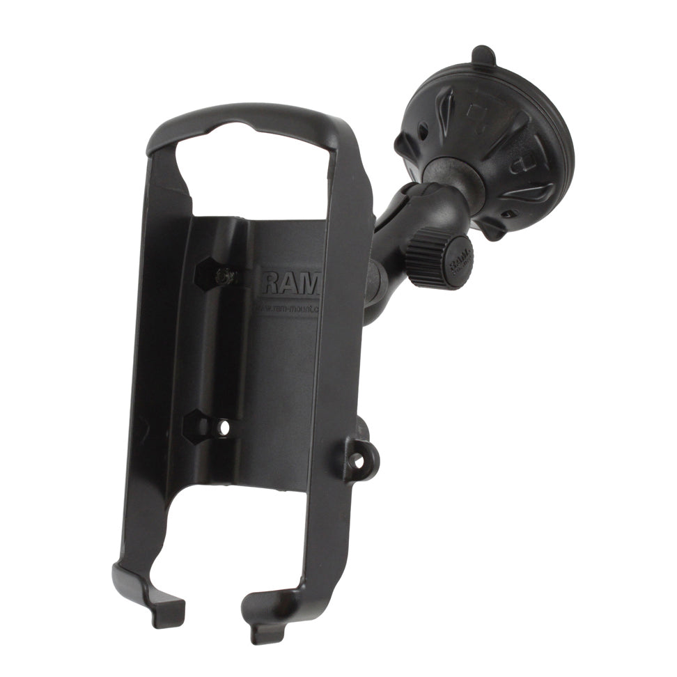 RAP-B-166-2-GA6:RAP-B-166-2-GA6_1:RAM® Twist-Lock™ Low-Profile Suction Mount for Garmin GPS 72, 76 + More