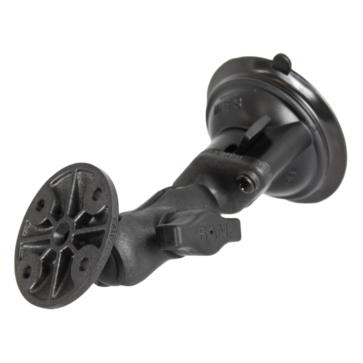 RAP-B-166-A-202U:RAP-B-166-A-202U_1:RAM® Twist-Lock™ Composite Suction Mount with Round Plate - Short