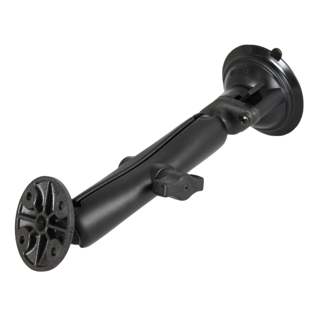 RAP-B-166-C-202U:RAP-B-166-C-202U_1:RAM® Twist-Lock™ Composite Suction Mount with Round Plate - Long