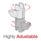 RAP-B-200-12U:RAP-B-200-12U_1:RAM® Composite Double Socket Swivel Arm