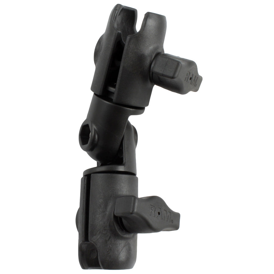 RAP-B-200-2NKU:RAP-B-200-2NKU_1:RAM® Composite Double Socket Swivel & Ratchet Arm with No Center Knob