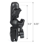 RAP-B-200-2U:RAP-B-200-2U_1:RAM® Composite Double Socket Swivel & Ratchet Arm
