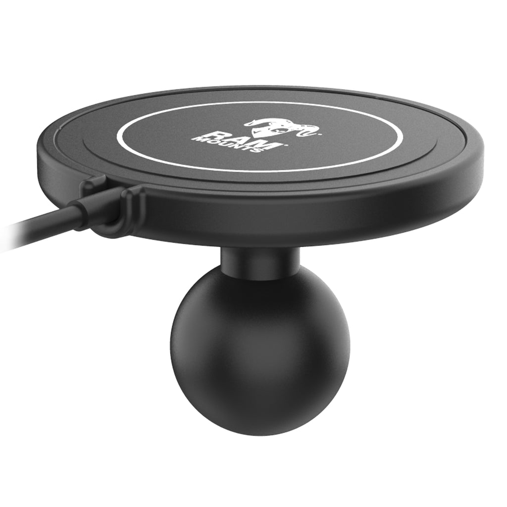 RAP-B-202-AP-MAG-1-W2MU:RAP-B-202-AP-MAG-1-W2MU_1:RAM® Ball Adapter with RAM® Qi2 15W Wireless Charger
