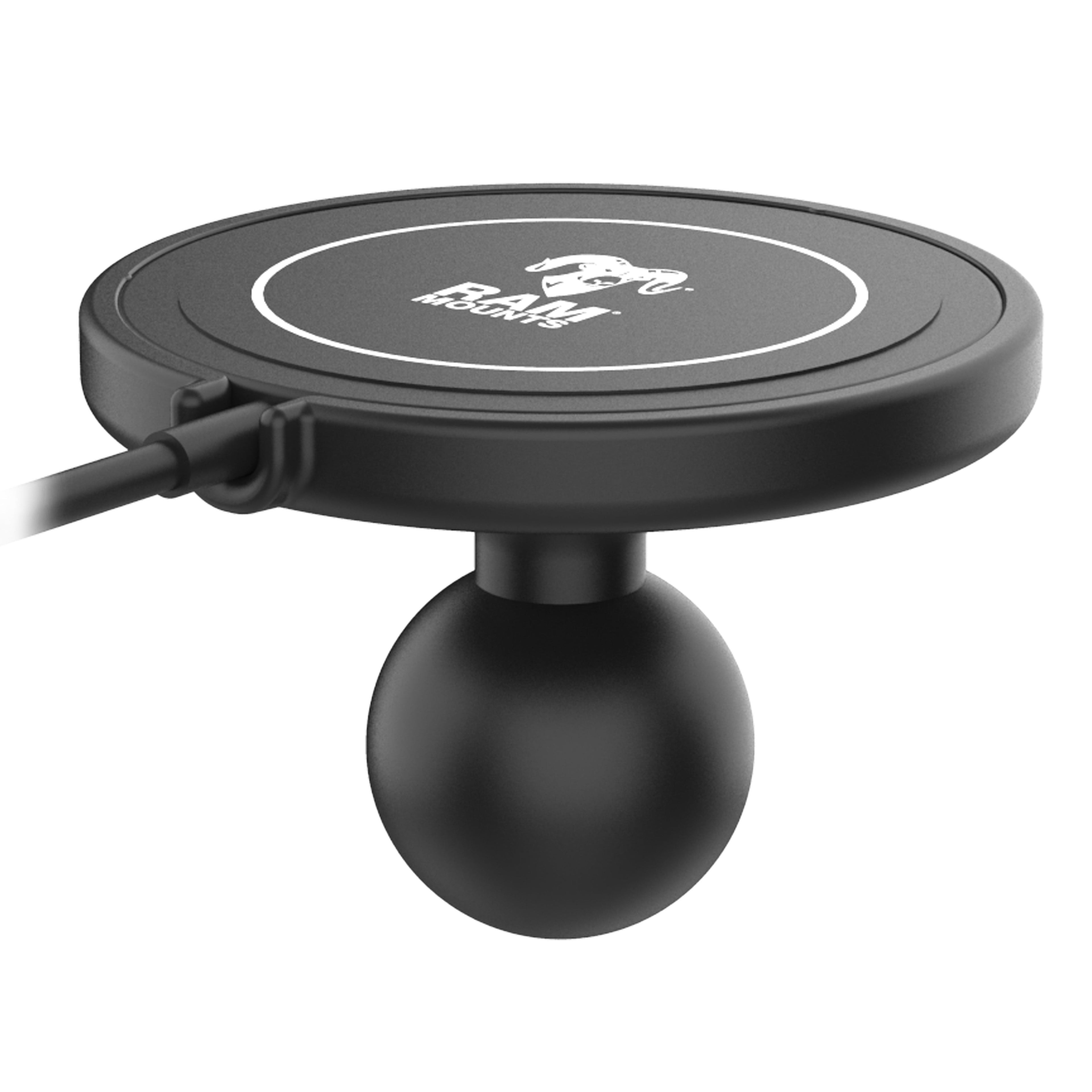 RAP-B-202-AP-MAG-1-W2MU:RAP-B-202-AP-MAG-1-W2MU_1:RAM® Ball Adapter with RAM® Qi2 15W Wireless Charger