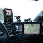 RAP-B-202-GA76-TRA1U:RAP-B-202-GA76-TRA1U_1:RAM® Track Ball™ Double Ball Mount with Garmin Spine Clip Holder