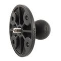 RAP-B-202AU:RAP-B-202AU_1:RAM® Composite Ball Adapter with Round Plate and 1/4"-20 Threaded Stud