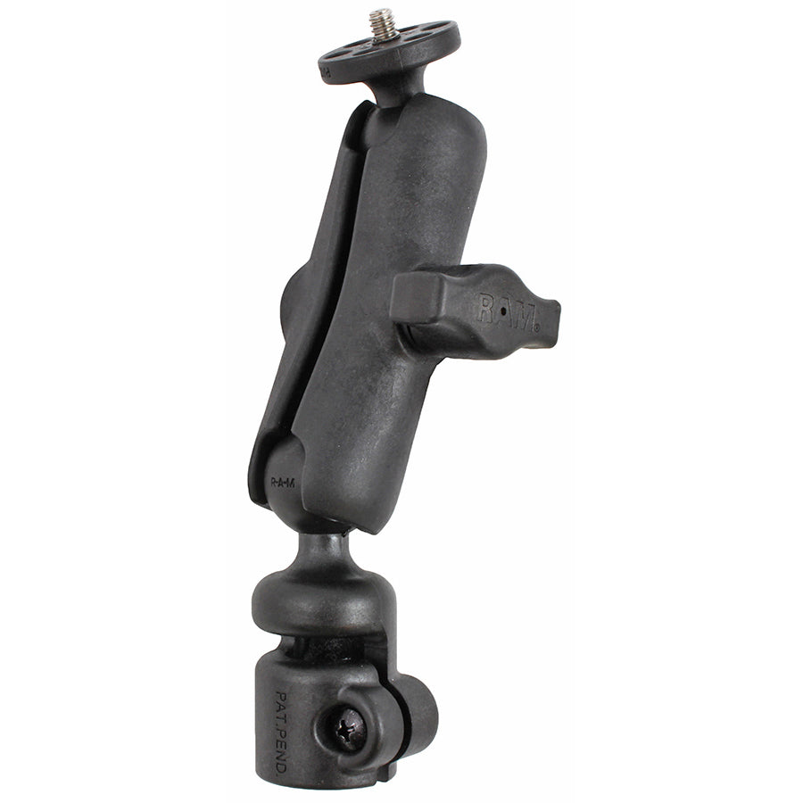RAP-B-218-1-366U:RAP-B-218-1-366U_1:RAM® Tele-Mount™ Pole Adapter Mount with 1/4"-20 Camera Adapter