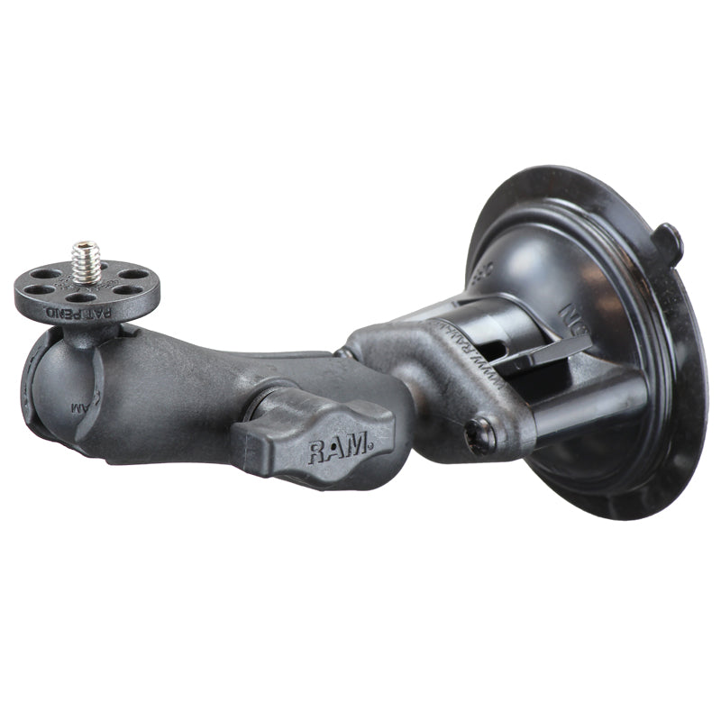 RAP-B-224-1-366:RAP-B-224-1-366_1:RAM® Twist-Lock™ Composite Suction Cup Mount with 1/4"-20 Camera Adapter