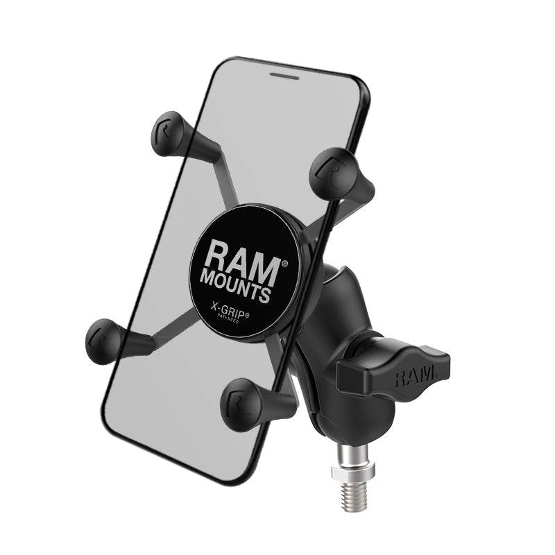 RAP-B-236-A-UN7U:RAP-B-236-A-UN7U_1:RAM® X-Grip® Phone Mount with 3/8"-16 Threaded Ball Base