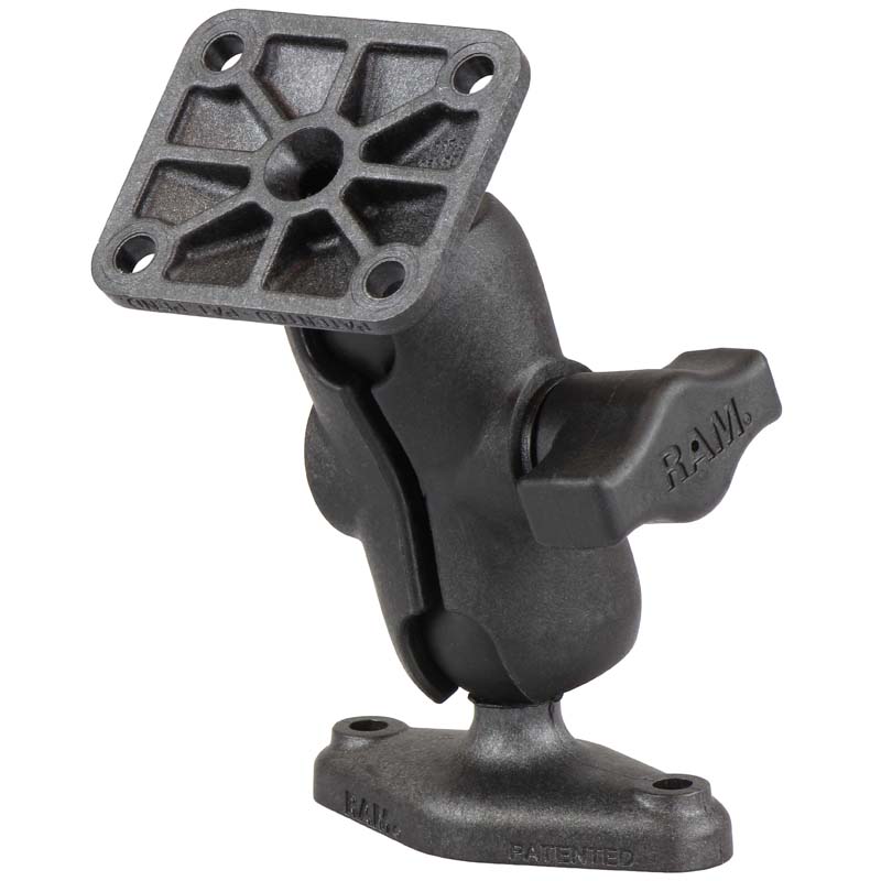 RAP-B-238-A-347U:RAP-B-238-A-347U_1:RAM® Composite Double Ball Mount with Diamond & AMPS Plates
