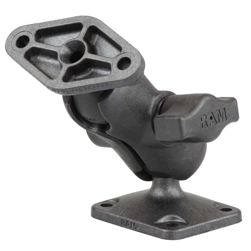 RAP-B-238-A-347U:RAP-B-238-A-347U_1:RAM® Composite Double Ball Mount with Diamond & AMPS Plates