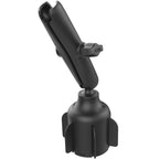 RAP-B-299-4-201U-C:RAP-B-299-4-201U-C_1:RAM® Stubby Cup Holder Mount with Double Socket Arm - Long