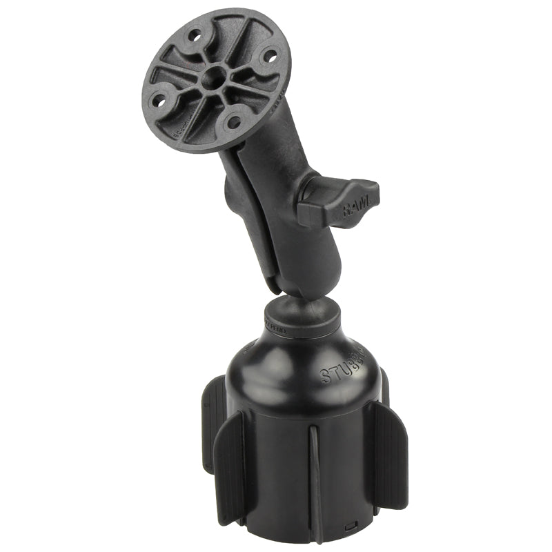 RAP-B-299-4-202U:RAP-B-299-4-202U_1:RAM® Stubby™ Cup Holder Mount with Round Plate
