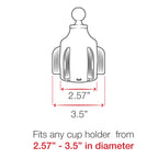 RAP-B-299-4-AP-MAGU:RAP-B-299-4-AP-MAGU_1:RAM® Stubby™ Cup Holder Mount for Apple MagSafe (2020)