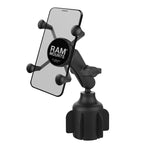 RAP-B-299-4-UN7U:RAP-B-299-4-UN7U_1:RAM® X-Grip® Phone Mount with RAM® Stubby™ Cup Holder Base