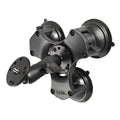 RAP-B-365-224-202AU:RAP-B-365-224-202AU_1:RAM® Twist-Lock™ Triple Suction Mount with Round Plate and 1/4"-20 Stud