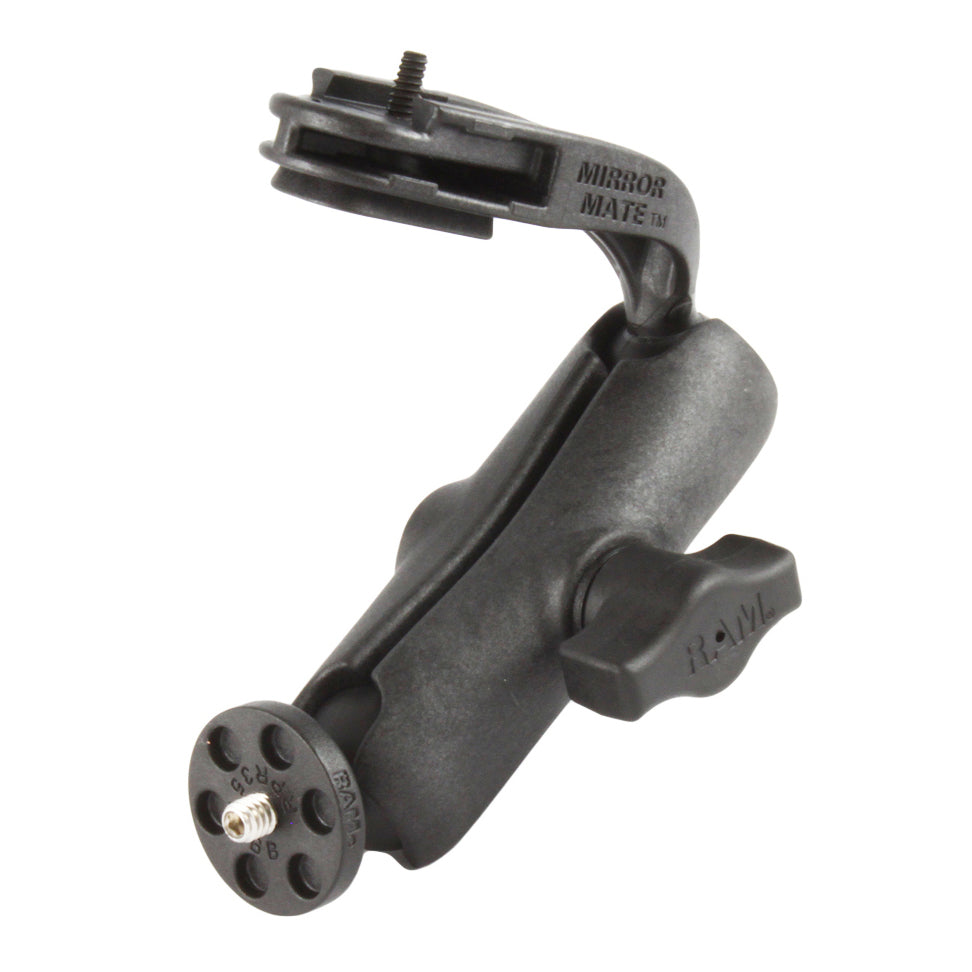 RAP-B-369B-366U:RAP-B-369B-366U_1:RAM® Mirror-Mate™ Action Camera Mount for GM Vehicles