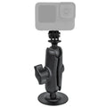 RAP-B-378-202U-GOP1:RAP-B-378-202U-GOP1_1:RAM® Flex Adhesive Double Ball Mount with Action Camera Adapter