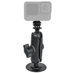 RAP-B-378-202U-GOP1:RAP-B-378-202U-GOP1_1:RAM® Flex Adhesive Double Ball Mount with Action Camera Adapter