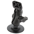 RAP-B-378-A-238U:RAP-B-378-A-238U_1:RAM® Flex Adhesive Double Ball Mount with Diamond Plate - B Size Short