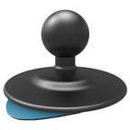 RAP-B-378-A-238U:RAP-B-378-A-238U_1:RAM® Flex Adhesive Double Ball Mount with Diamond Plate - B Size Short