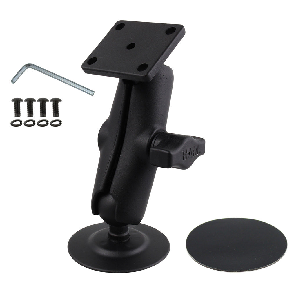 RAP-B-378-TOM1U:RAP-B-378-TOM1U_1:RAM® Flex Adhesive Double Ball Mount for TomTom Bridge + More