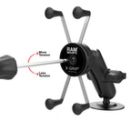 RAP-B-378-UN10RU:RAP-B-378-UN10RU_1:RAM® Rotating X-Grip® Large Phone Mount with Flex Adhesive Base