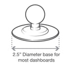 RAP-B-378U:RAP-B-378U_1:RAM® Flex Adhesive Ball Base