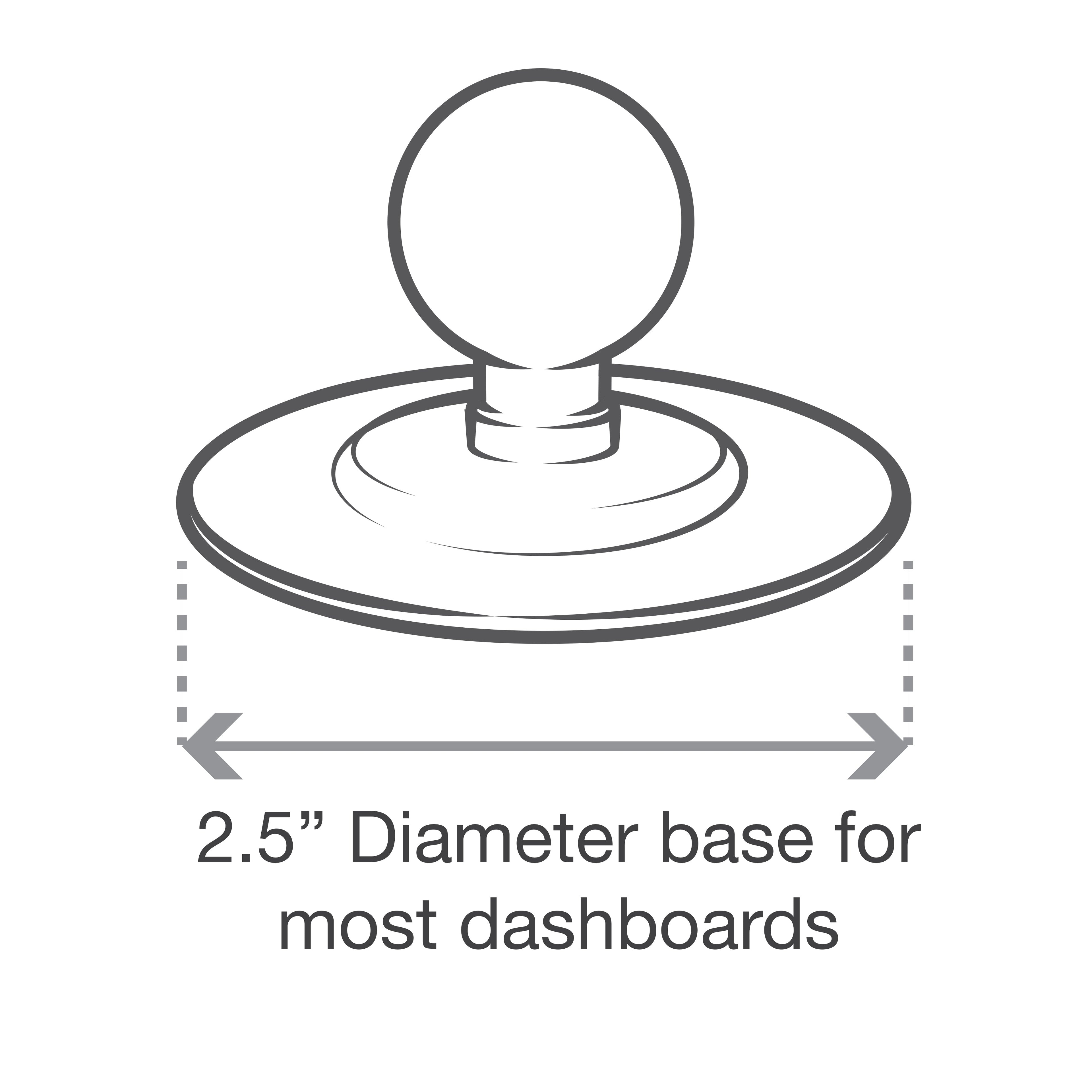 RAP-B-378U:RAP-B-378U_1:RAM® Flex Adhesive Ball Base