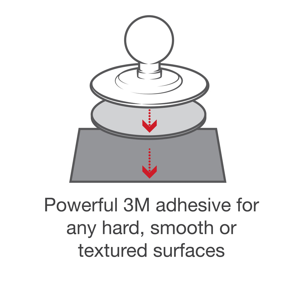 RAP-B-378U:RAP-B-378U_1:RAM® Flex Adhesive Ball Base