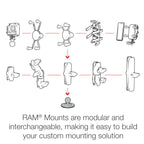 RAP-B-378U:RAP-B-378U_1:RAM® Flex Adhesive Ball Base