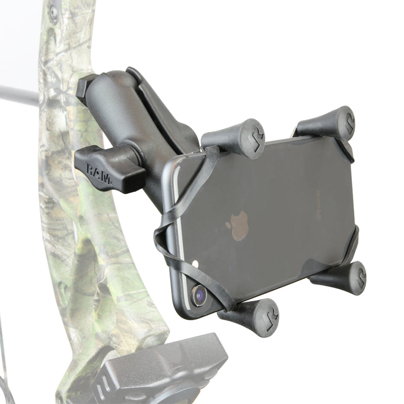 RAP-B-379-312437-UN7:RAP-B-379-312437-UN7_1:RAM® X-Grip® Phone Mount with RAM® Bow-Cam™ Base