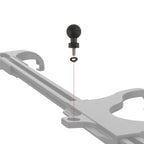 RAP-B-379U-252050-SLW:RAP-B-379U-252050-SLW_1:RAM® Tough-Ball™ with 1/4"-20 x .50" Threaded Stud and Lock Washer