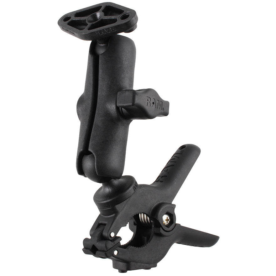 RAP-B-397-2-238U:RAP-B-397-2-238U_1:RAM® Tough-Clamp™ Large Double Ball mount with Diamond Plate