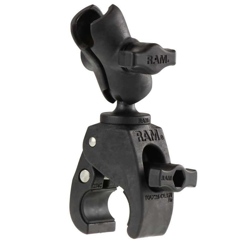 RAP-B-400-201-AU:RAP-B-400-201-AU_1:RAM® Tough-Claw™ Small Clamp Base with Double Socket Arm - Short