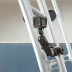 RAP-B-400-GOP1U:RAP-B-400-GOP1U_1:RAM® Tough-Claw™ Double Ball Mount with Universal Action Camera Adapter
