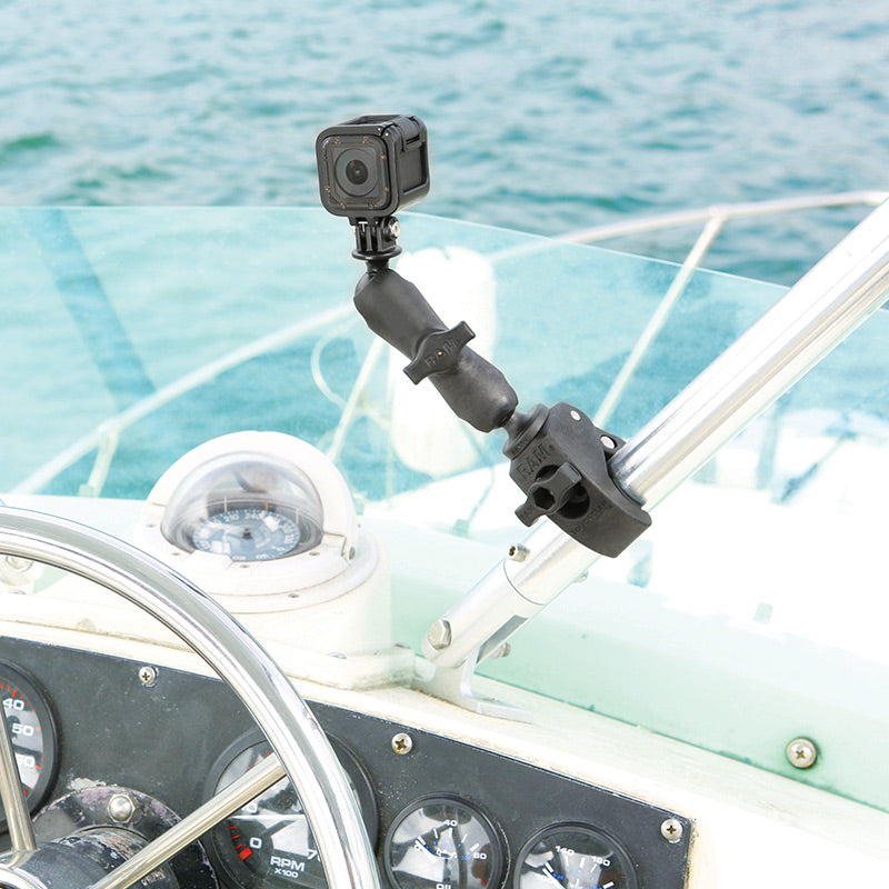 RAP-B-400U:RAP-B-400U_1:RAM® Tough-Claw™ Small Clamp Base with Ball
