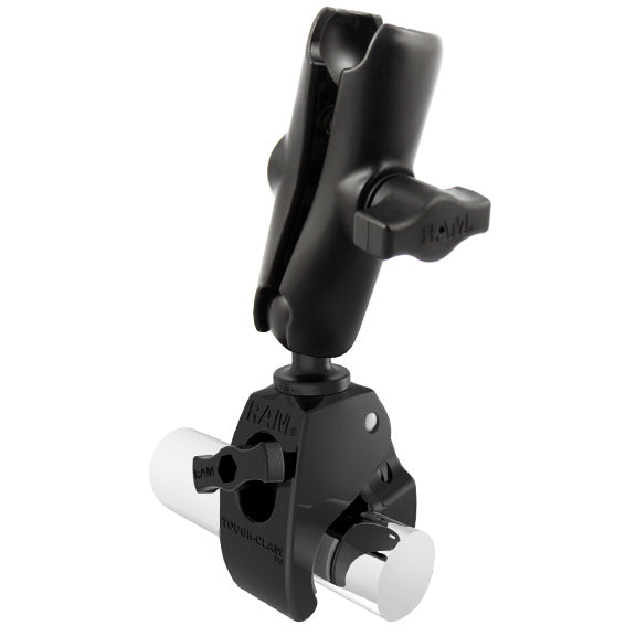 RAP-B-404-201U:RAP-B-404-201U_1:RAM® Tough-Claw™ Medium Clamp Base with Double Socket Arm