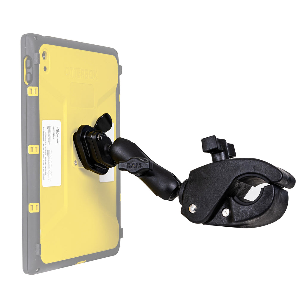 RAP-B-404-326U:RAP-B-404-326U_1:RAM® Tough-Claw™ Medium Clamp Mount with Quick Release Adapter