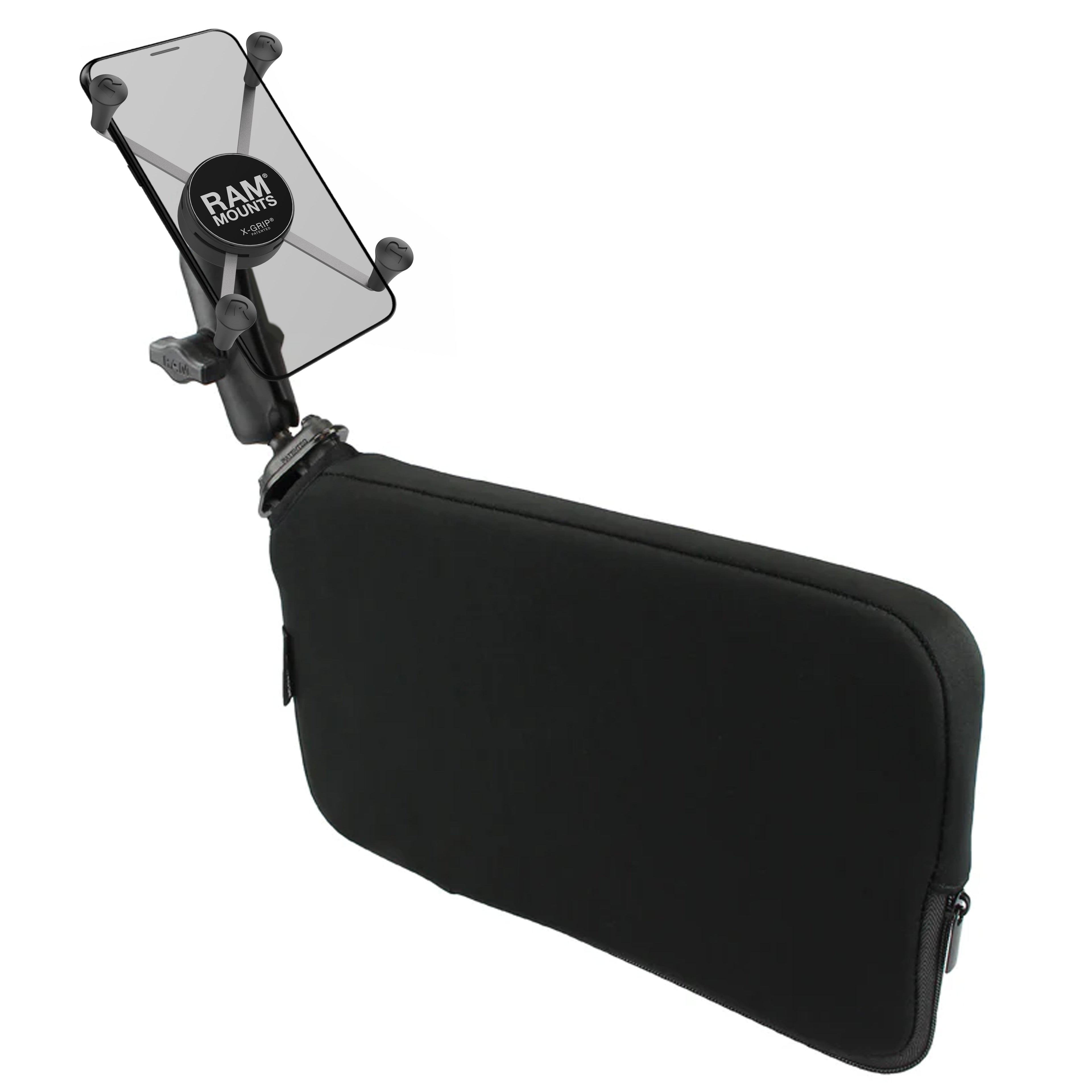 RAP-B-407-UN10U:RAP-B-407-UN10U_1:RAM® X-Grip® Large Phone Mount with RAM® Tough-Wedge™ Base - B Size